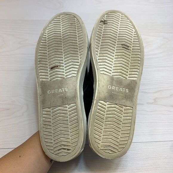 GREATS BROOKLYN MADE IN ITALY SLIP ON LEATHER SHOES US 8 - Picture 7 of 10